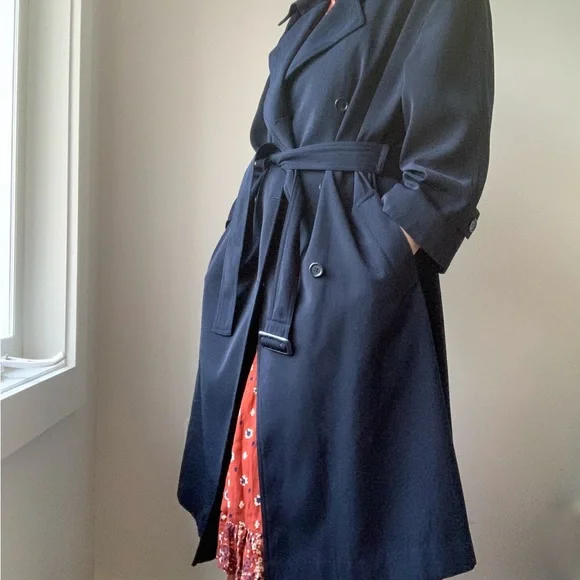 SEQUENCE double breasted trench - Picture 8 of 12